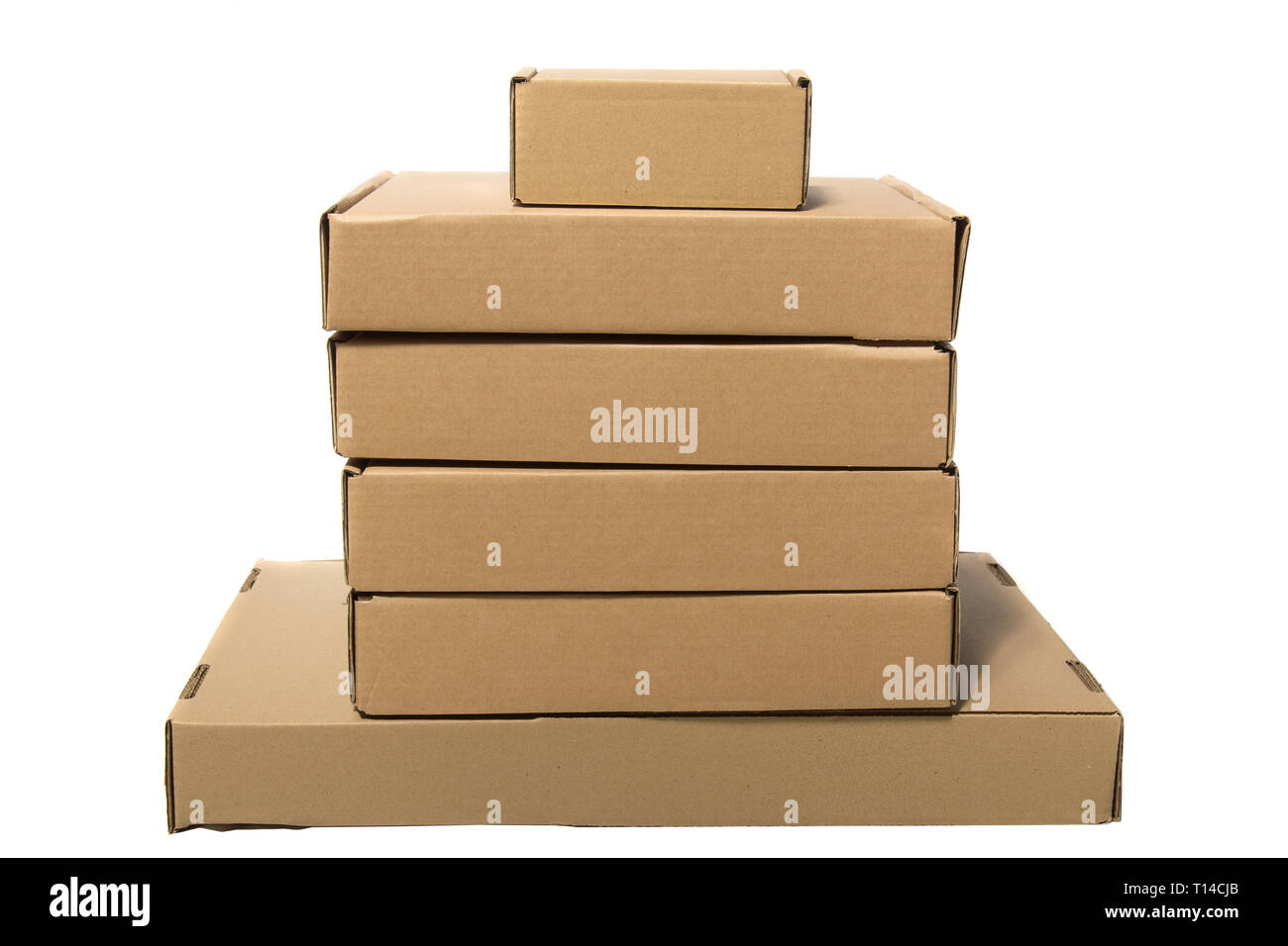 Stack of cardboard boxes Stock Photo Alamy