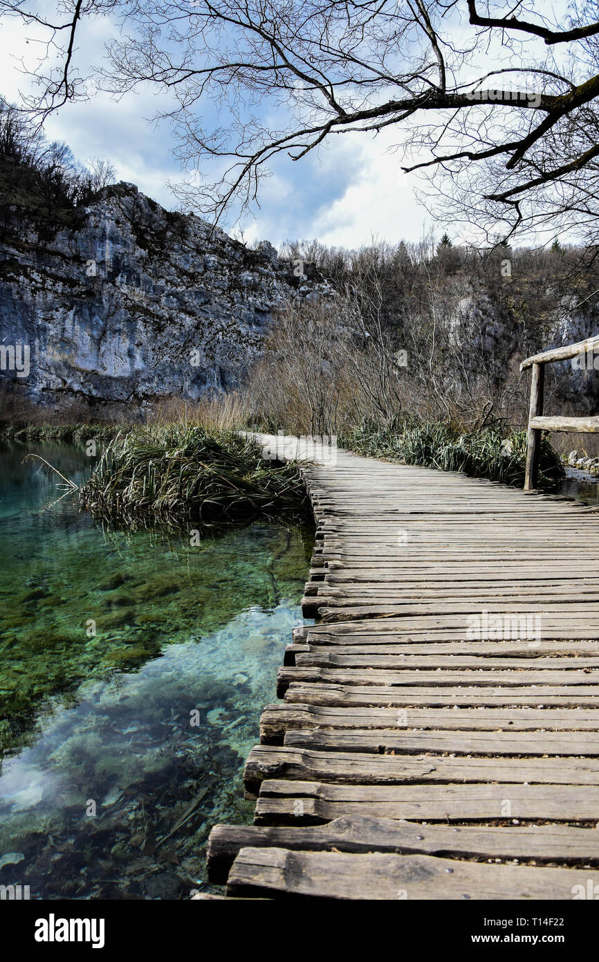 plitvice lake photos by roadtrip in europe Stock Photo