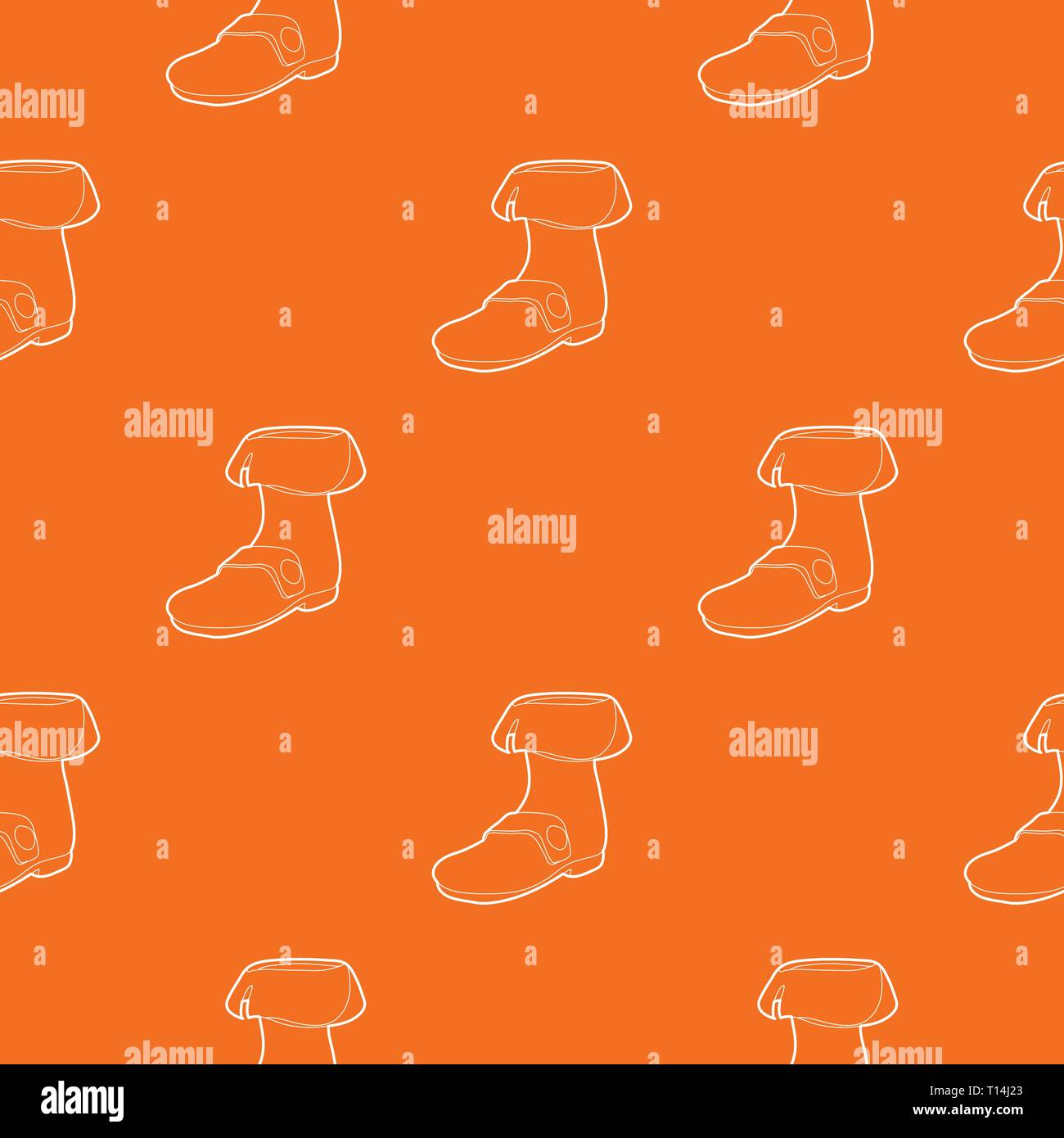 Footwear pattern vector orange Stock Vector Image & Art - Alamy