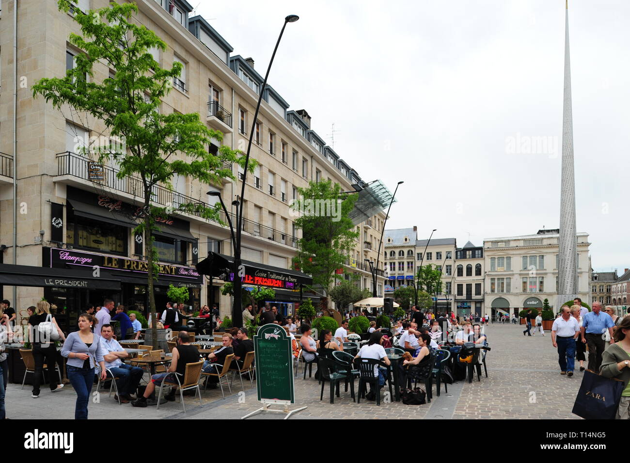 Valenciennes, Place d'Armes Stock Photo - Alamy