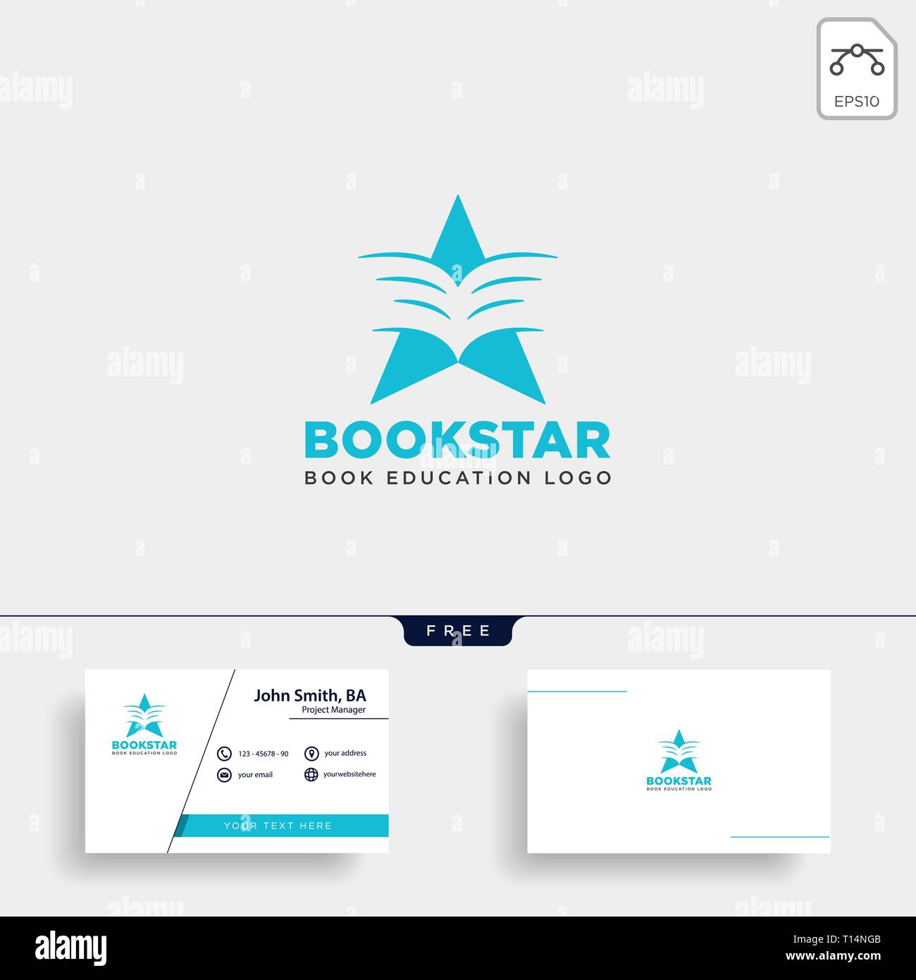 star book education gradient negative simple logo template vector illustration icon element isolated - vector file Stock Vector