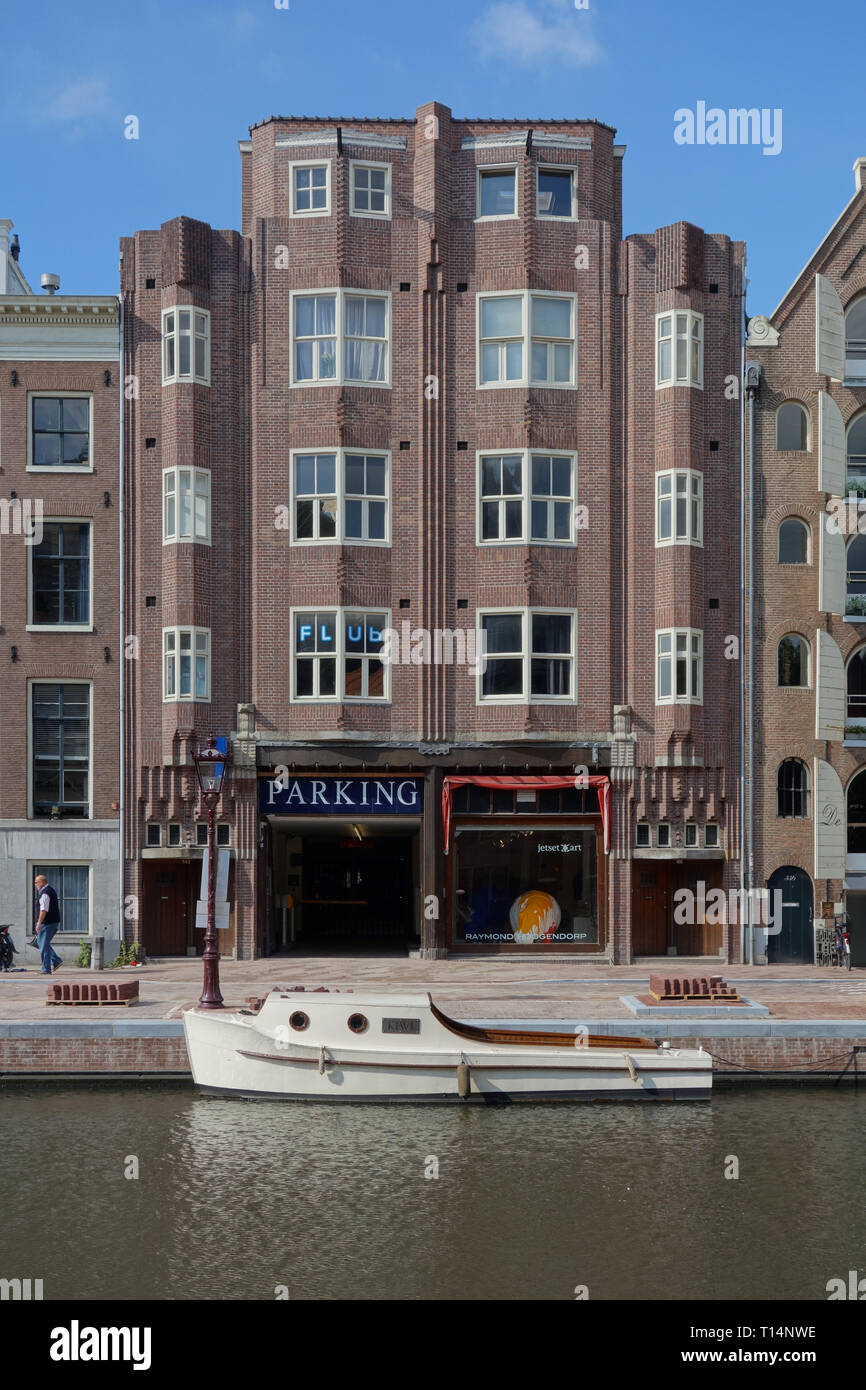 Amsterdam, Architekturstil Amsterdamer Schule Stock Photo