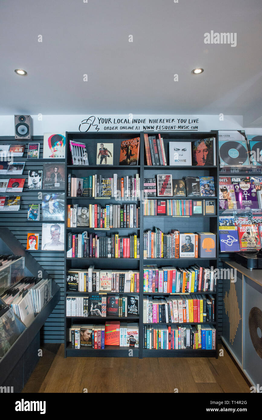 Photos of Resident Record Store in Brighton's North Laine Stock Photo