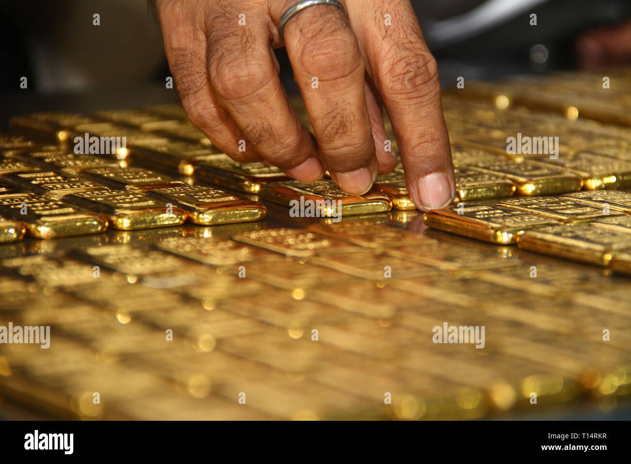 Gold is the most malleable of all metals. It can be drawn into a mono