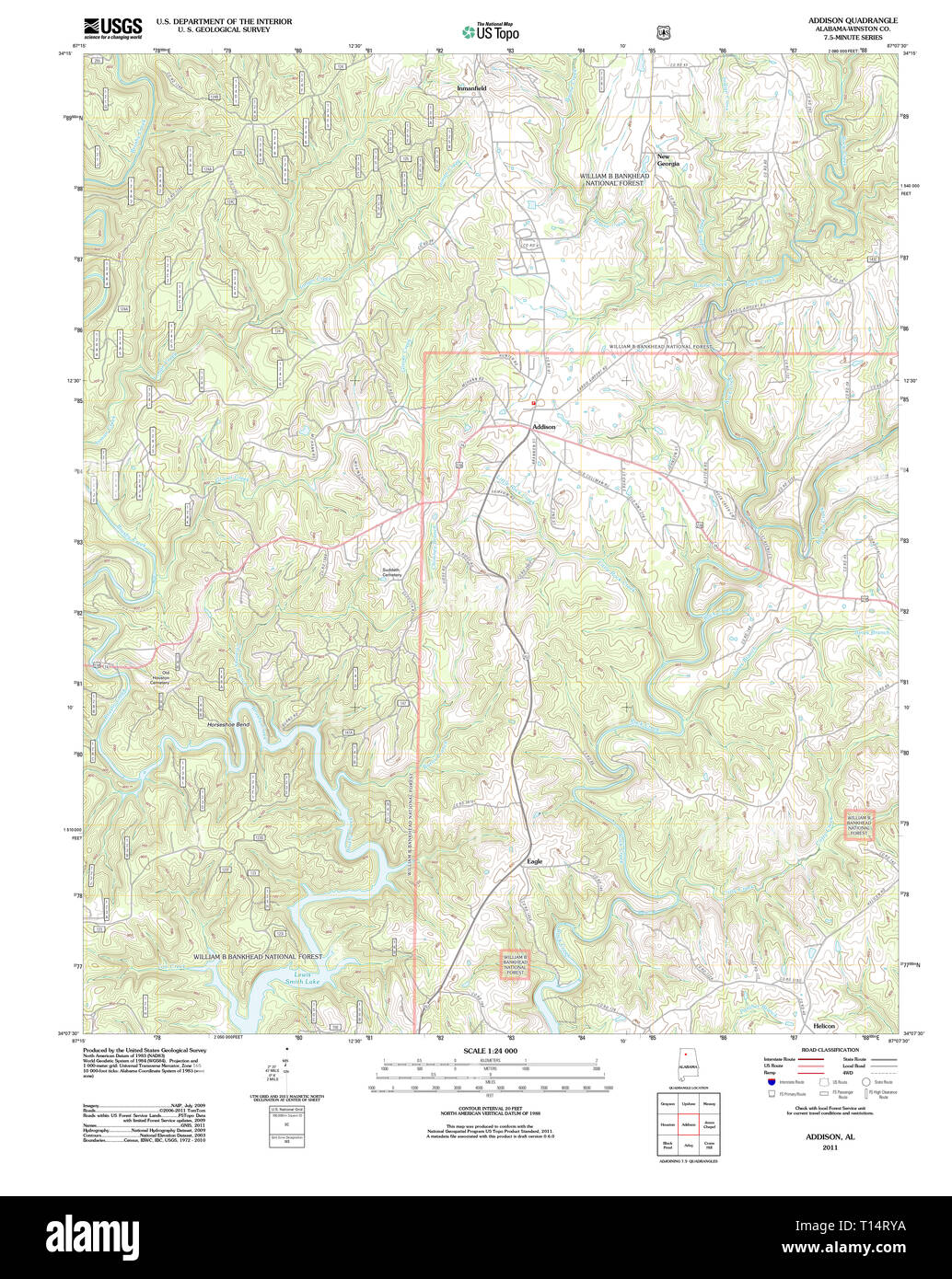 Map of addison hires stock photography and images Alamy