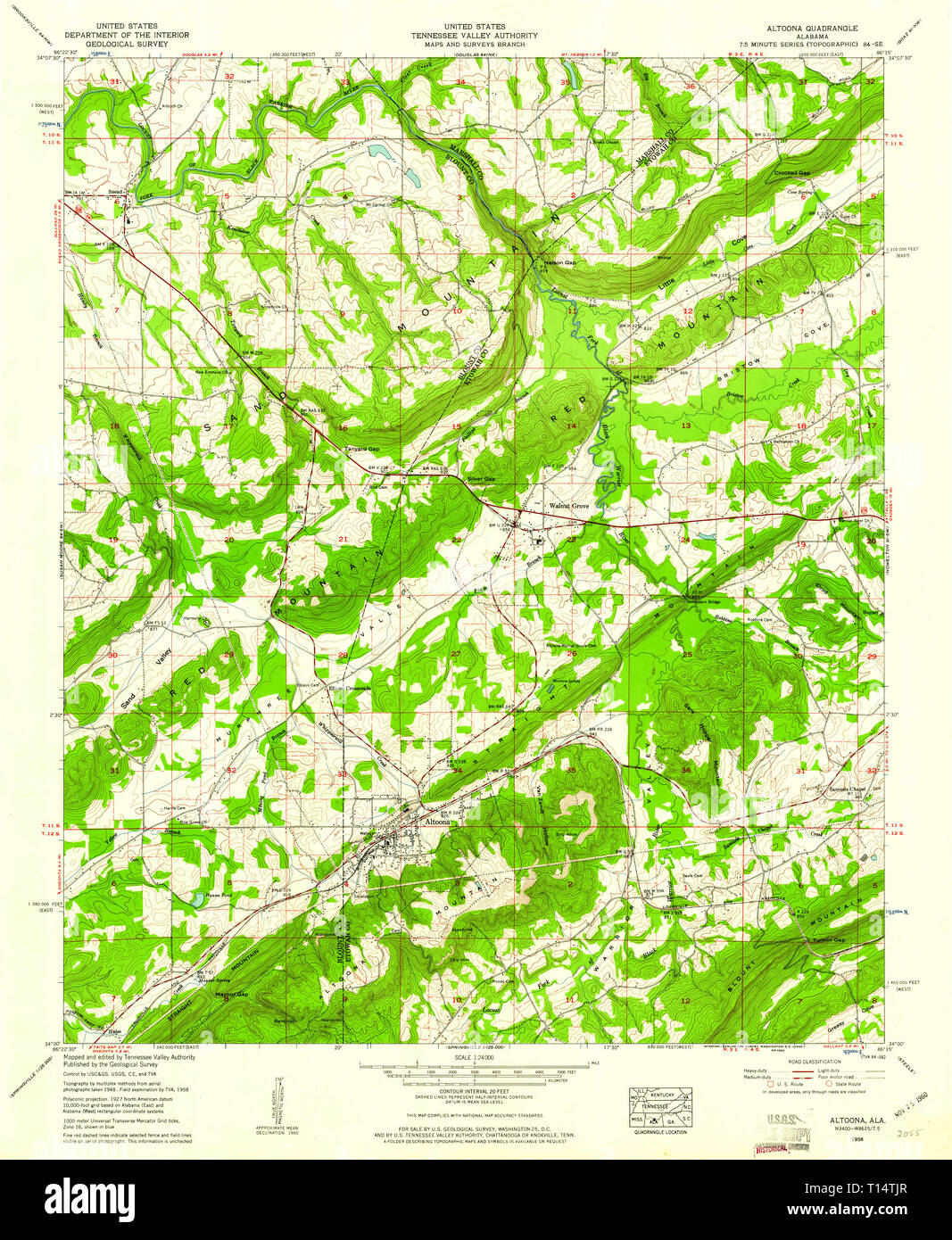 Map of altoona hires stock photography and images Alamy