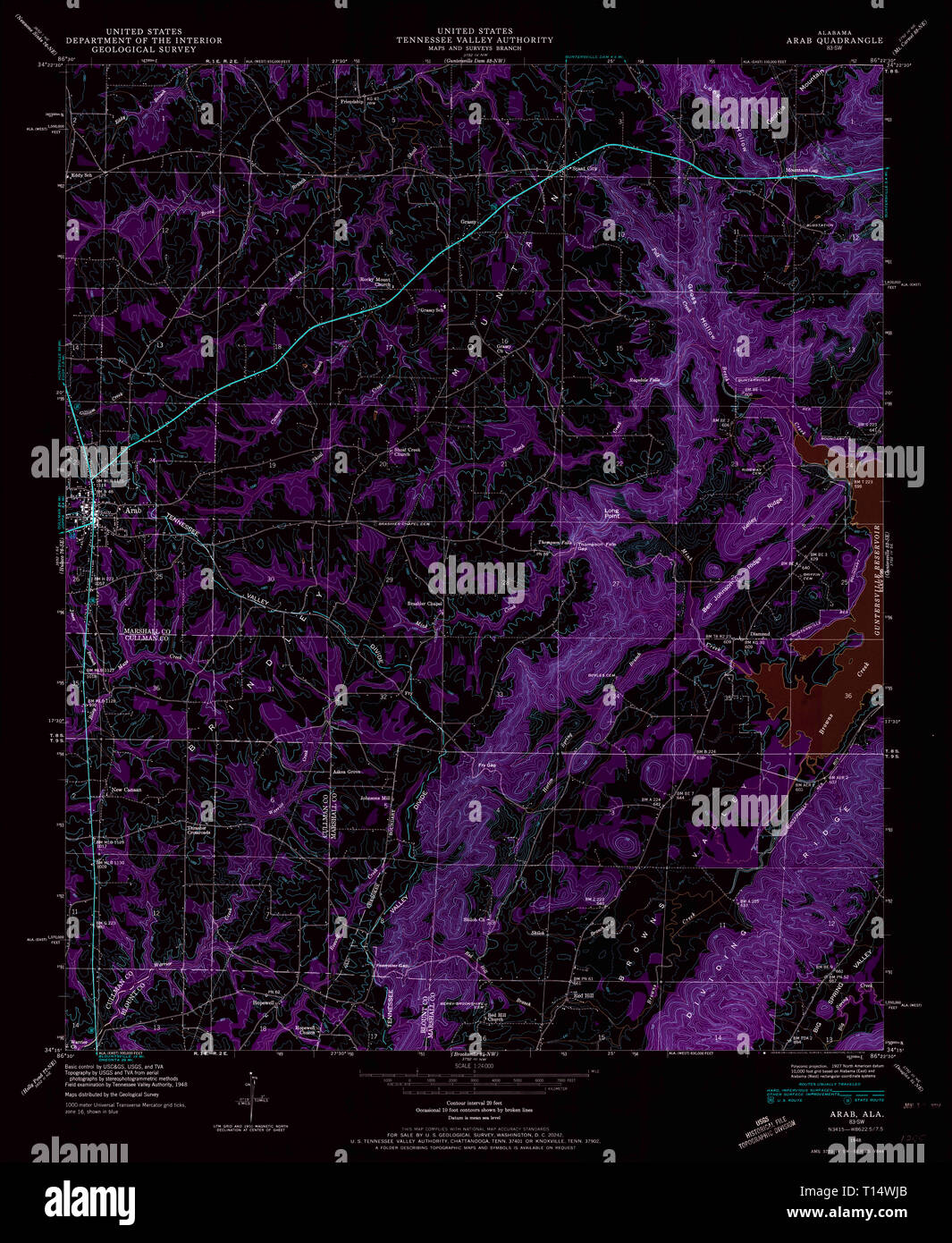 Arab alabama map hires stock photography and images Alamy