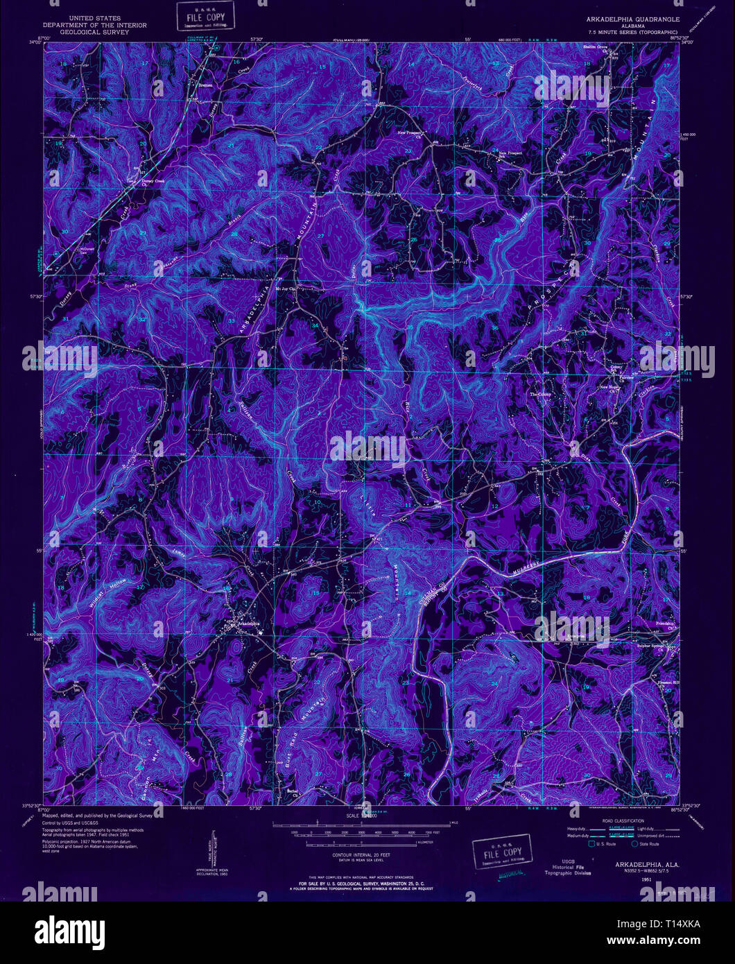 Map of arkadelphia hires stock photography and images Alamy