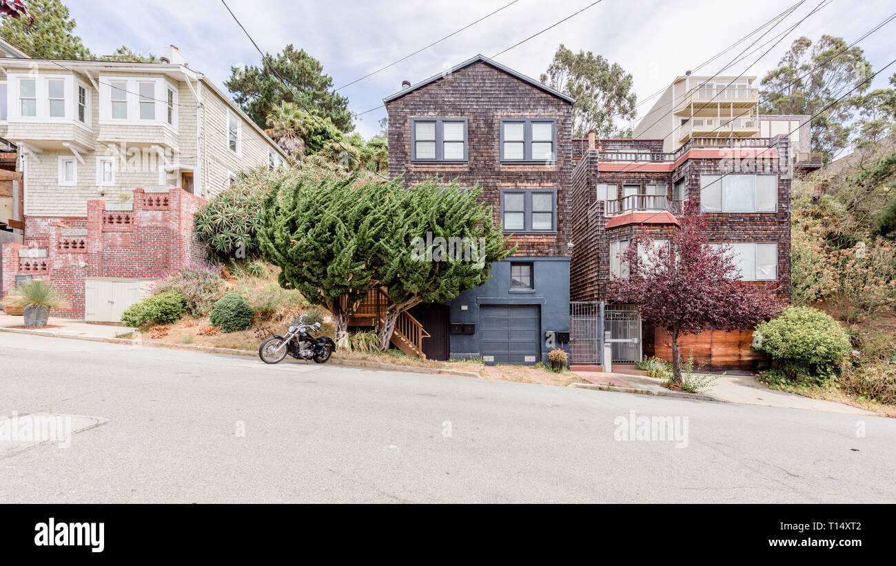 Heritage row houses in Castro district, San Francisco, California, USA Stock Photo Alamy