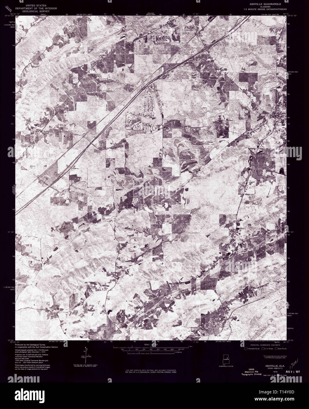 Ashville map hires stock photography and images Alamy