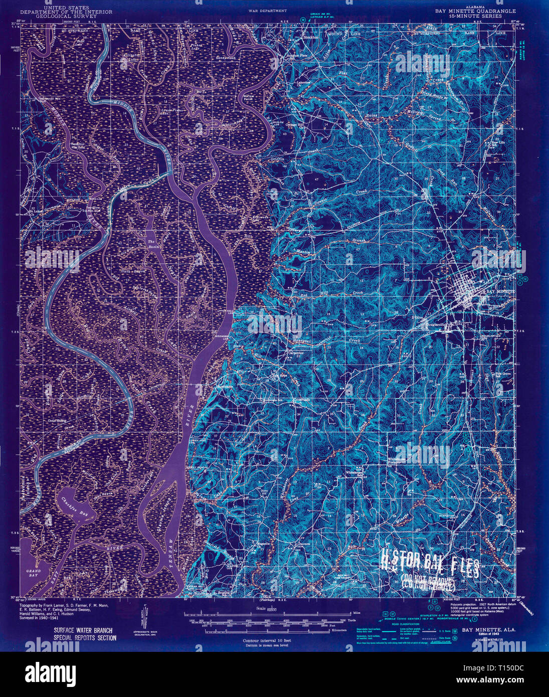 Map of bay hires stock photography and images Alamy