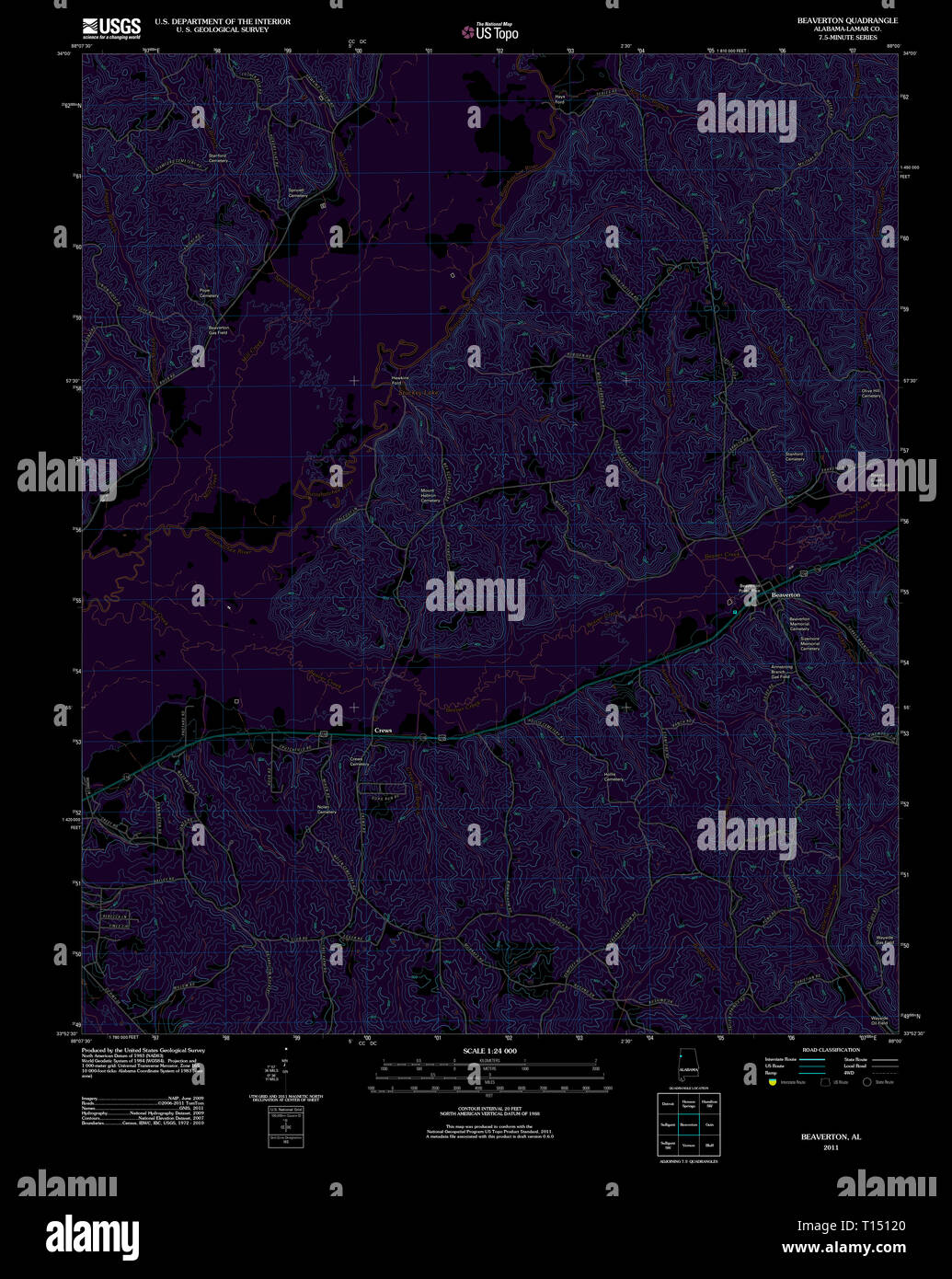 Map of beaverton hires stock photography and images Alamy