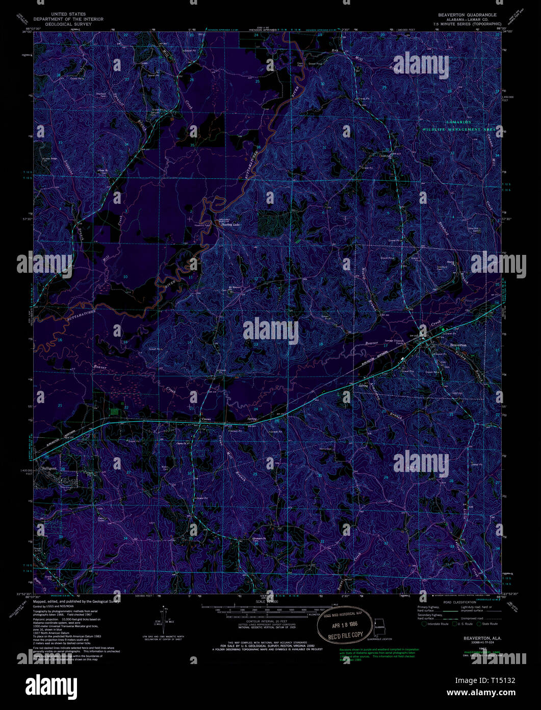 Map of beaverton hires stock photography and images Alamy