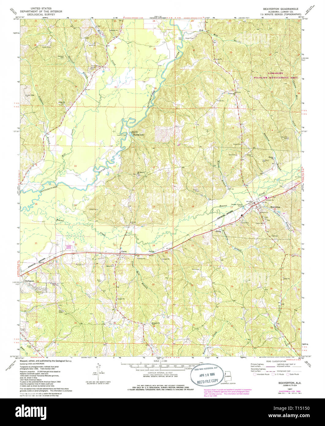 Map of beaverton hires stock photography and images Alamy