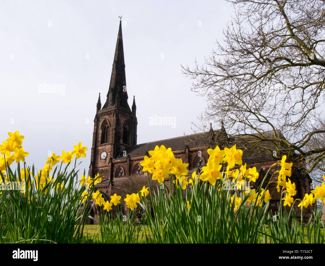 Holy Trinity Church, Hartshill, Stoke-on-Trent, Staffordshire, UK Stock Photo