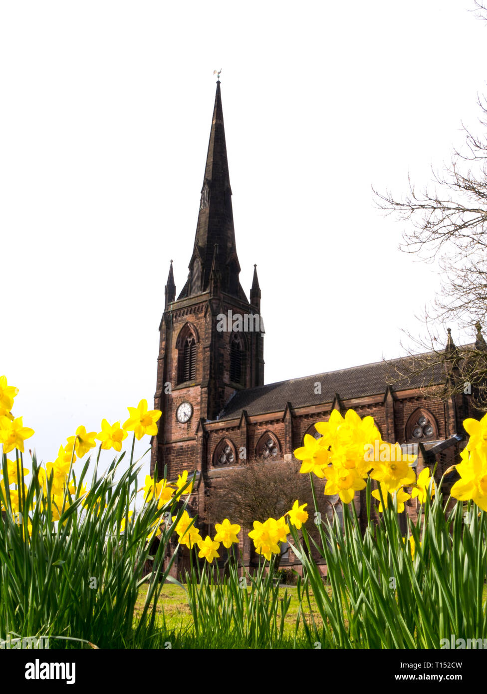 Holy Trinity Church, Hartshill, Stoke-on-Trent, Staffordshire, UK Stock Photo