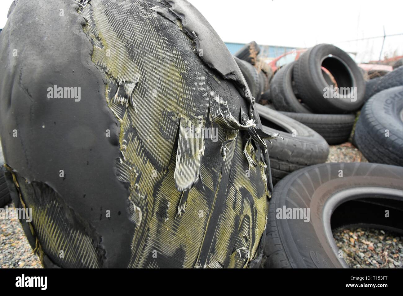 Tires Tyre, pollution Stock Photo Alamy