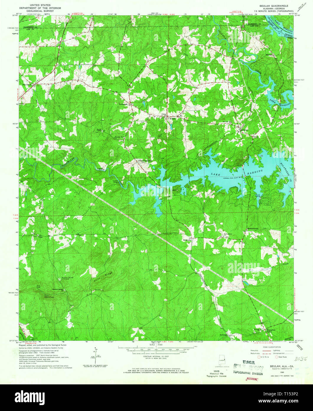 Beulah map hires stock photography and images Alamy