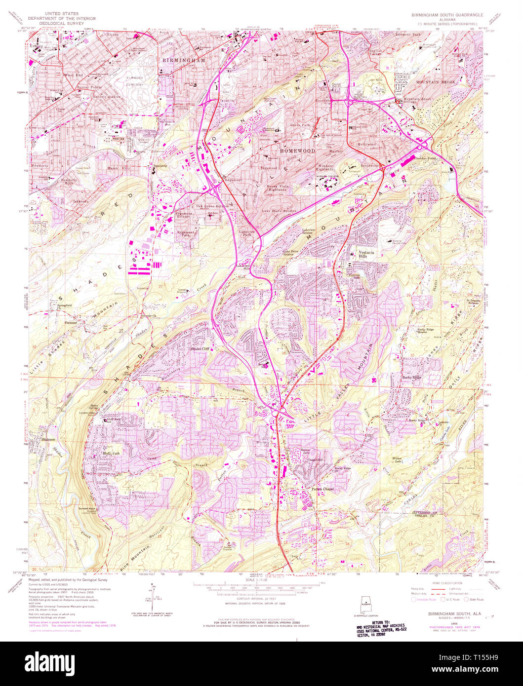 Birmingham al map hires stock photography and images Alamy