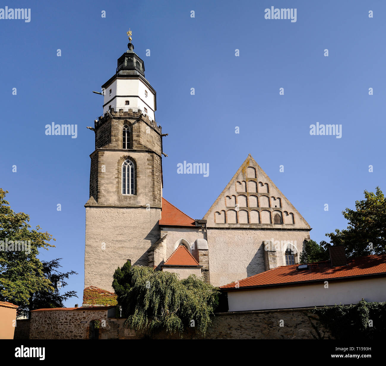 Germany, Saxony, Kamenz, Church St. Marien, Evangelical Church Stock Photo