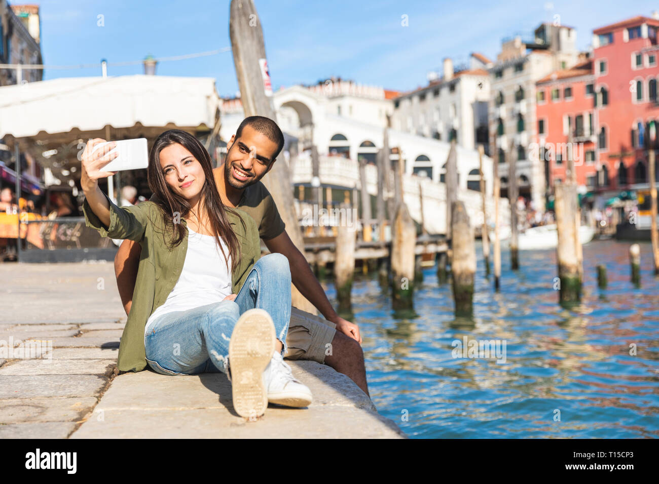Venice hotel couple hi-res stock photography and images - Alamy