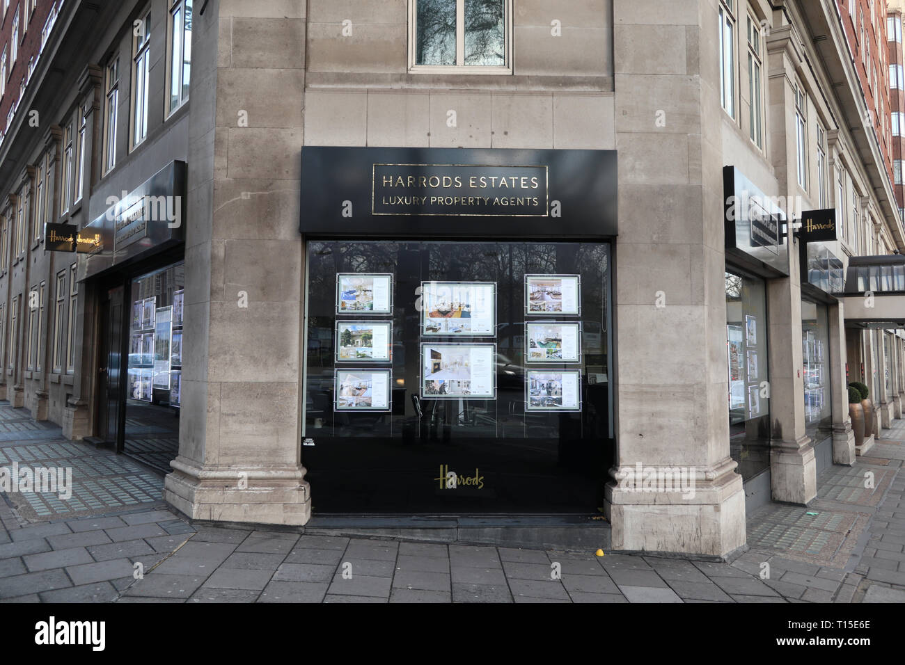 Harrods Estates luxury property agents Park Lane, Mayfair, London