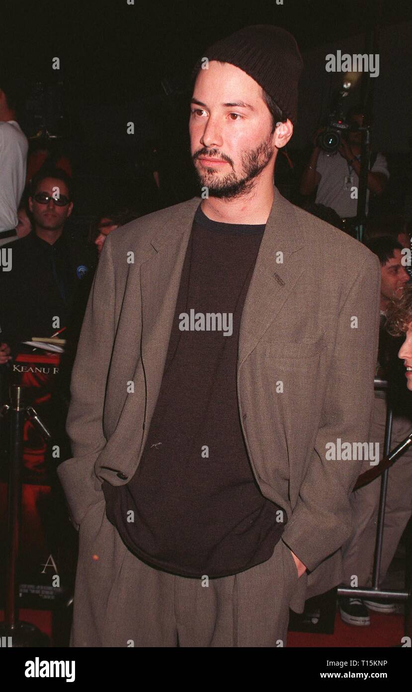 LOS ANGELES, CA. October 13, 1997: Actor Keanu Reeves at the world