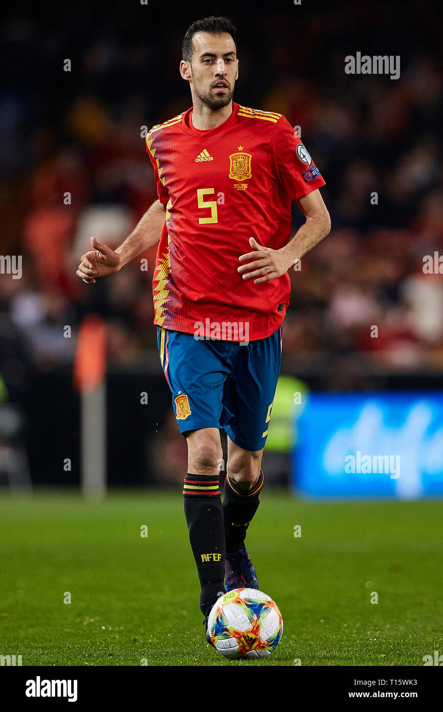 Mestalla Stadium, Valencia, Spain. 23rd Mar, 2019. UEFA European