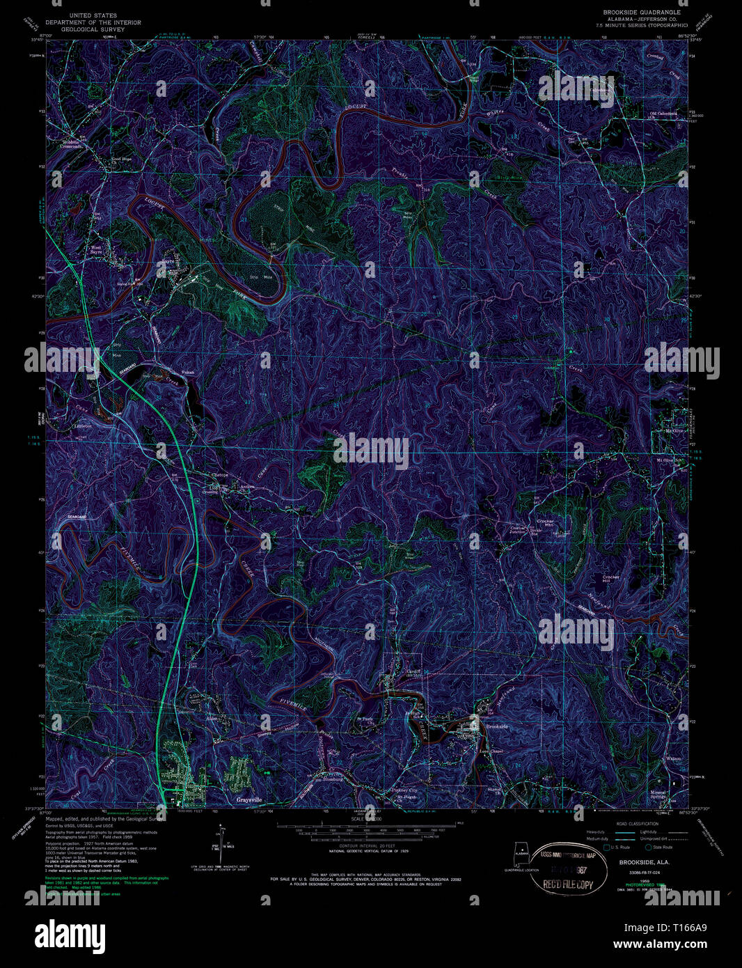 Brookside map hires stock photography and images Alamy