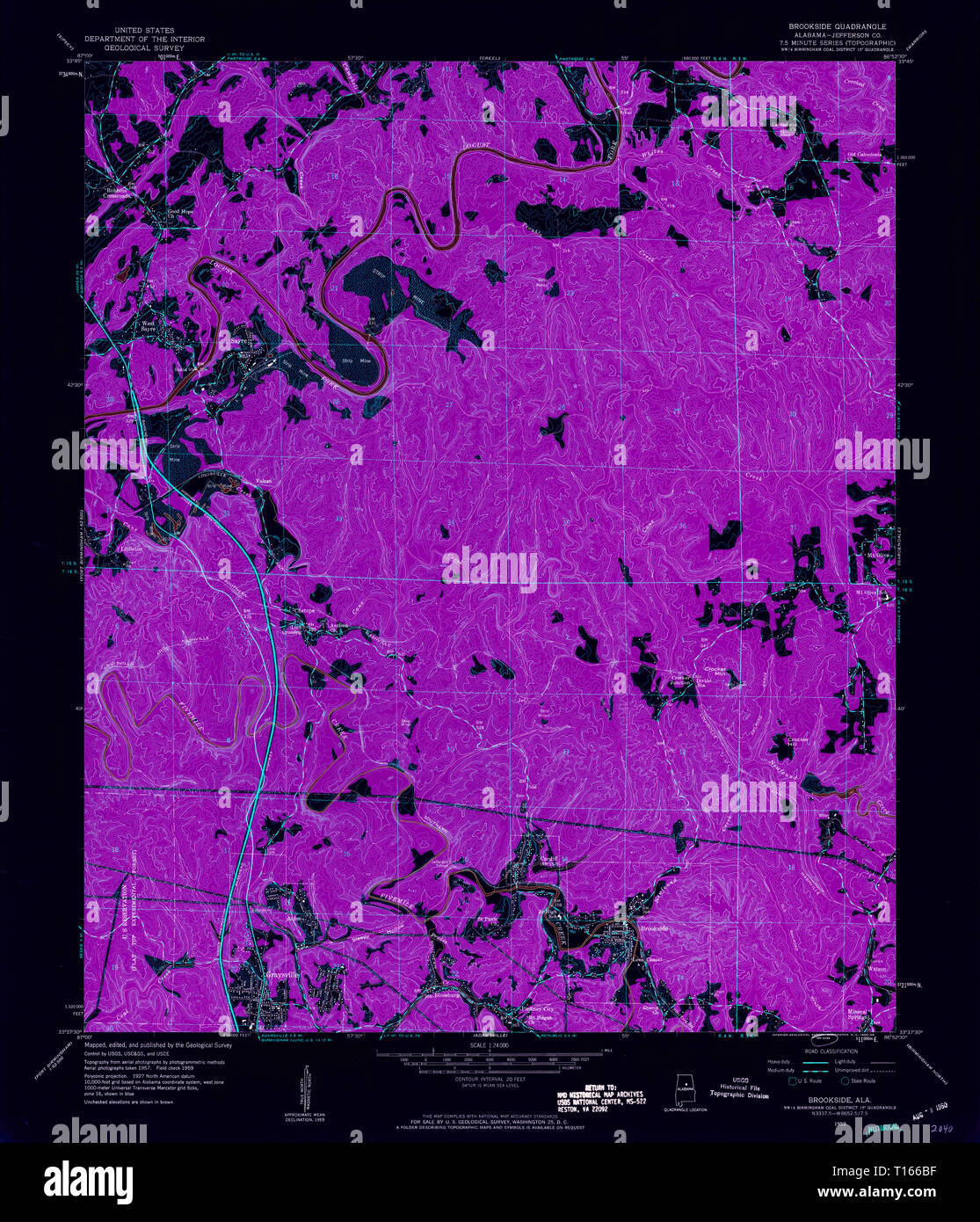 Brookside map hires stock photography and images Alamy