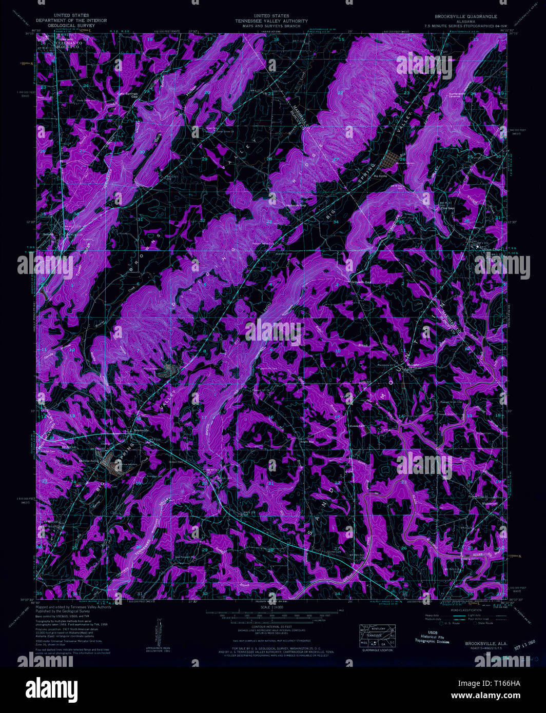 Map of brooksville hires stock photography and images Alamy