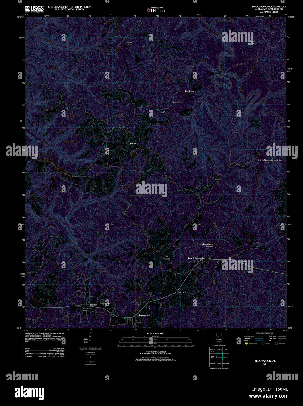 Brookwood map hires stock photography and images Alamy