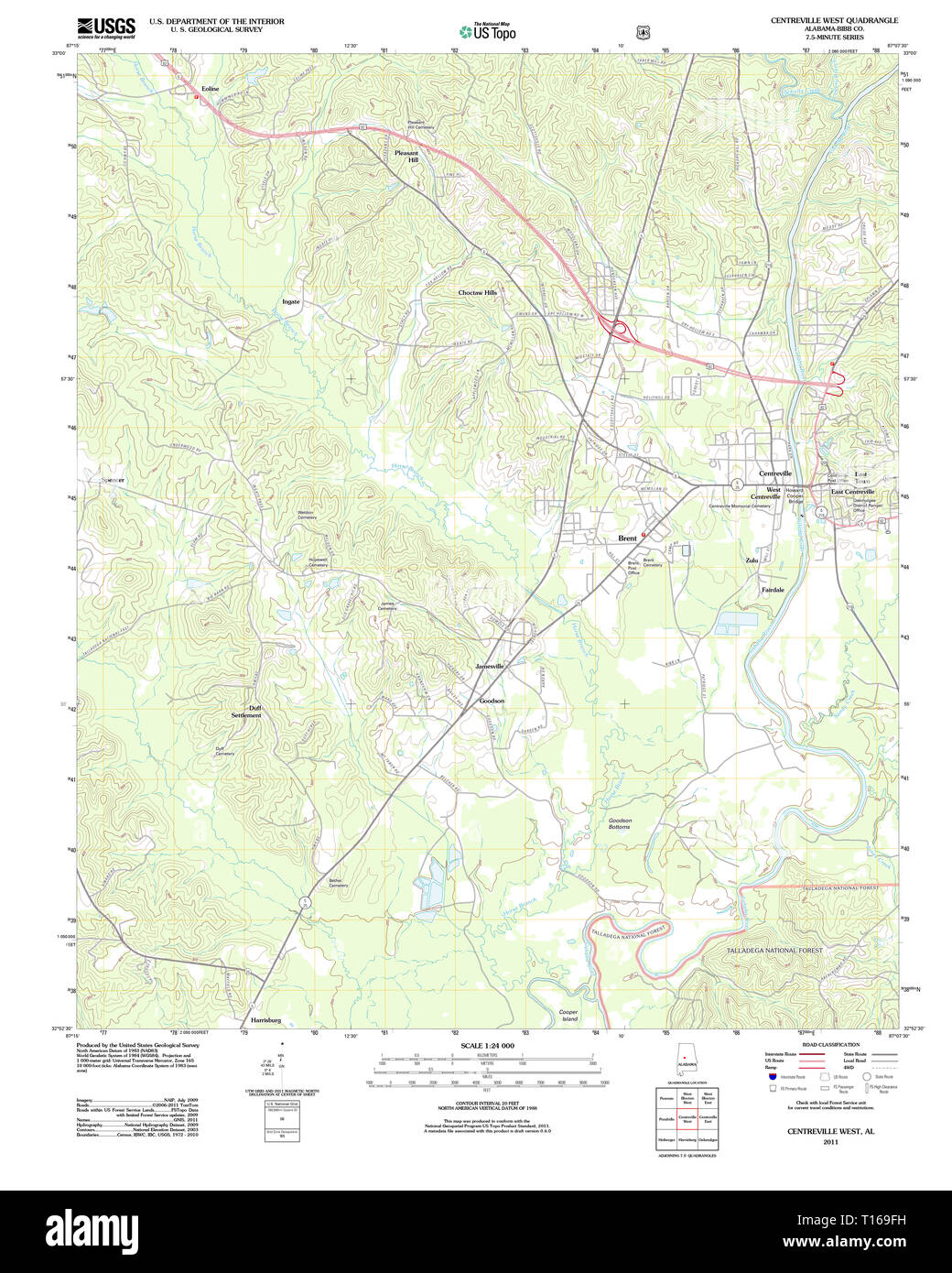 Centreville alabama map hires stock photography and images Alamy