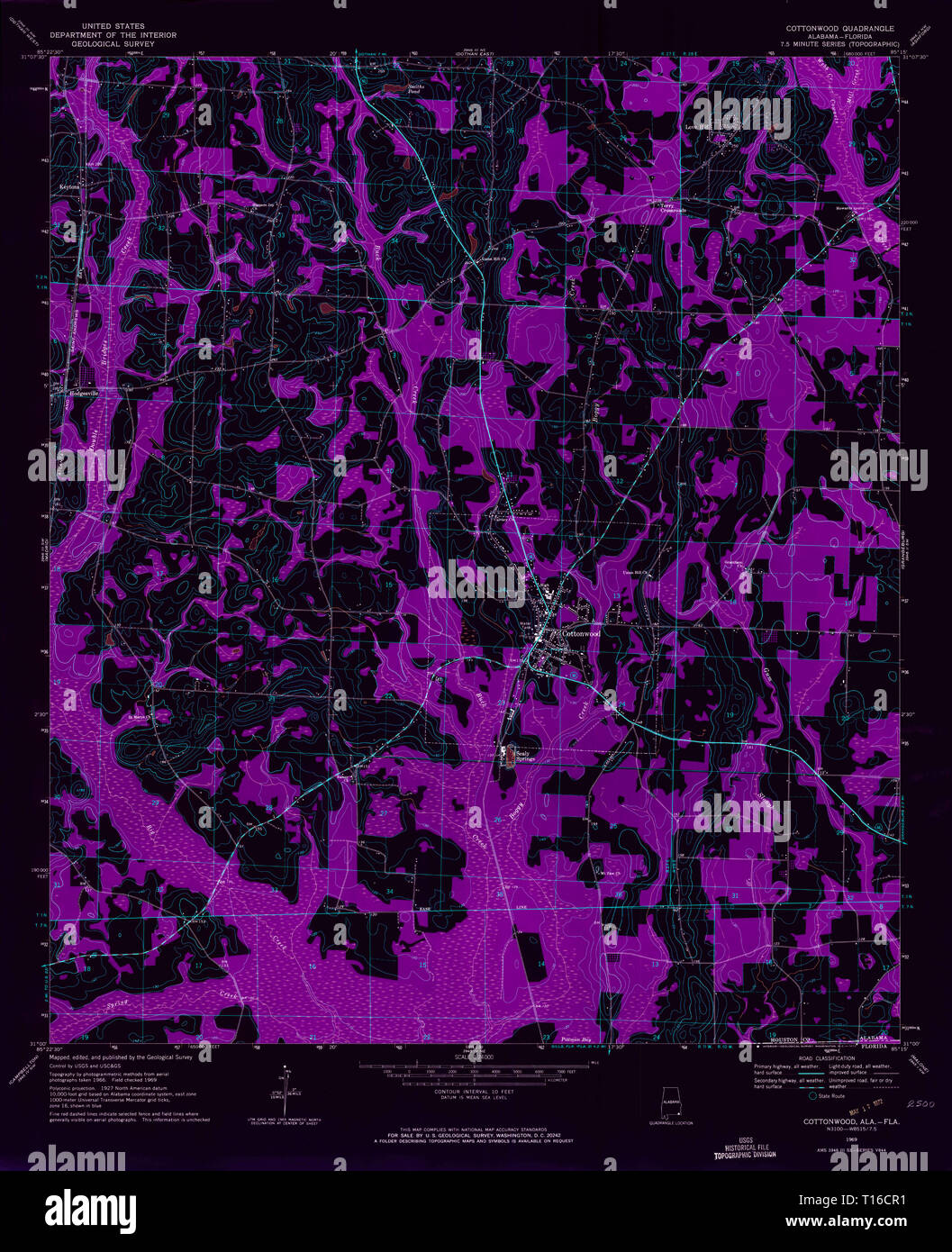 Map of cottonwood hires stock photography and images Alamy
