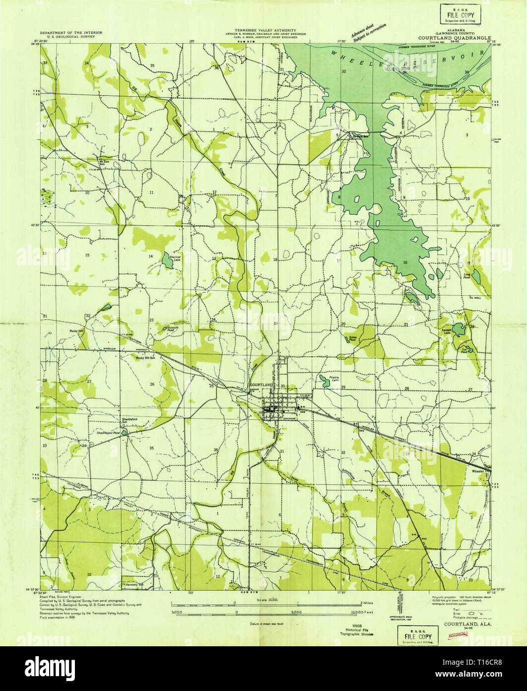 Map of courtland hires stock photography and images Alamy