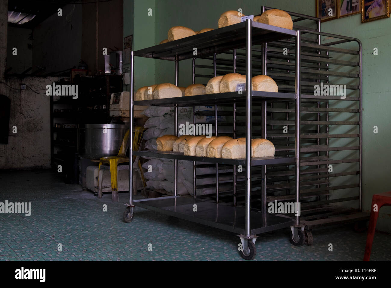 The historic, iconic Salahuddin Bakery in Johor Bahru, Malaysia. It's