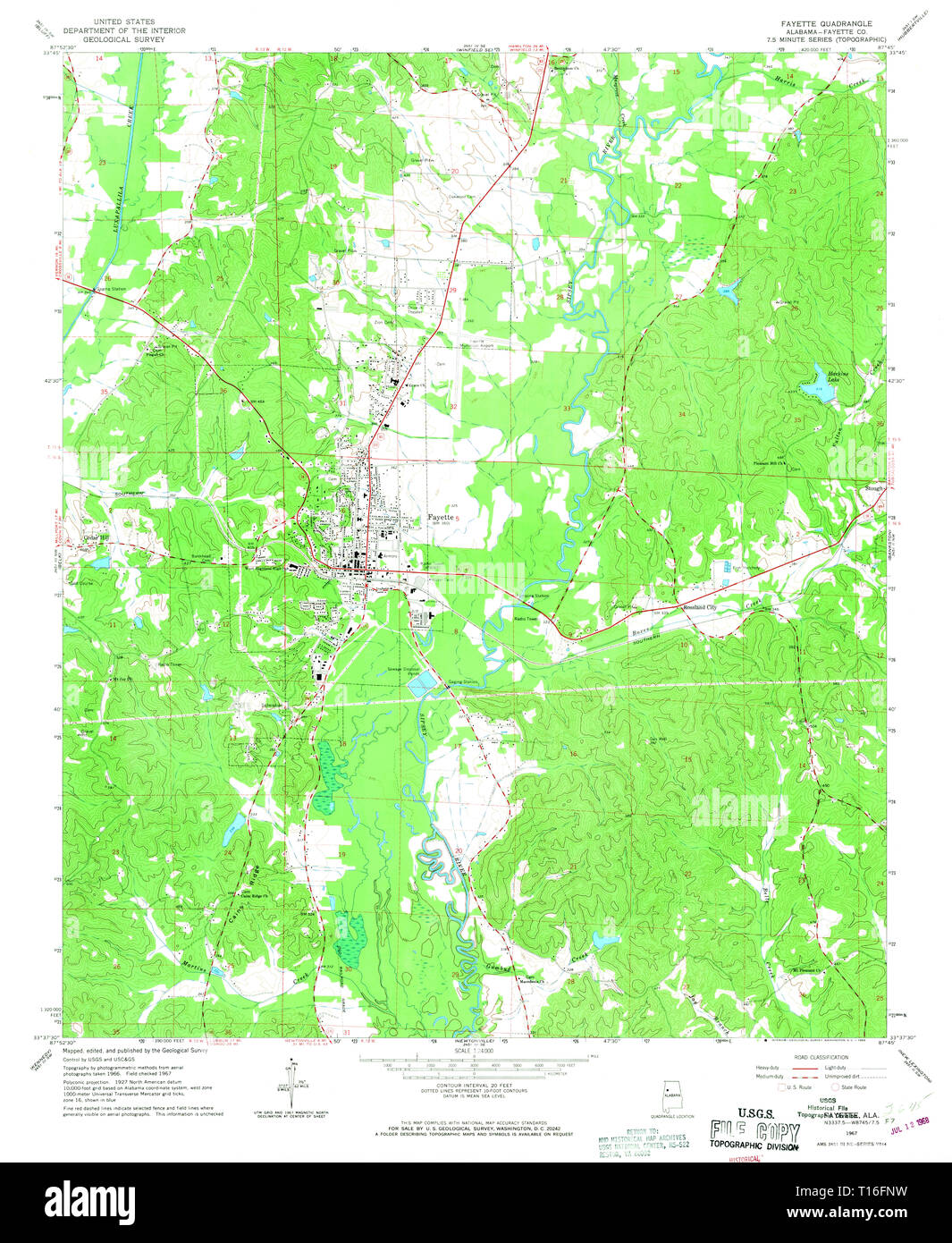 Fayette alabama map Cut Out Stock Images & Pictures Alamy