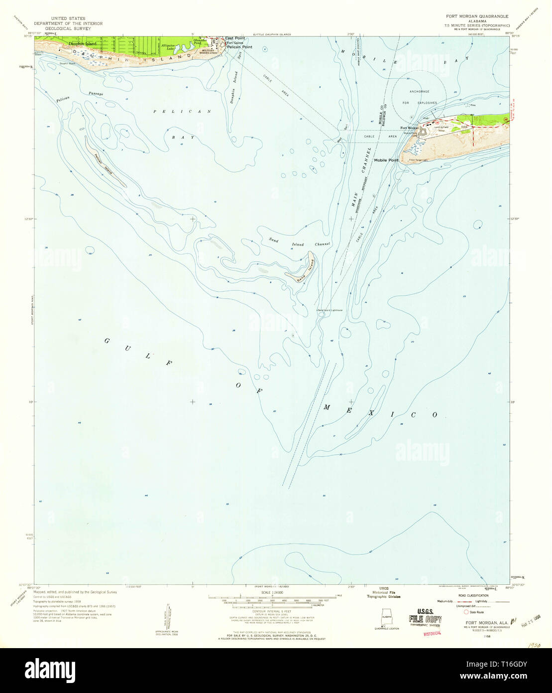 USGS Topo Map of Fort Morgan