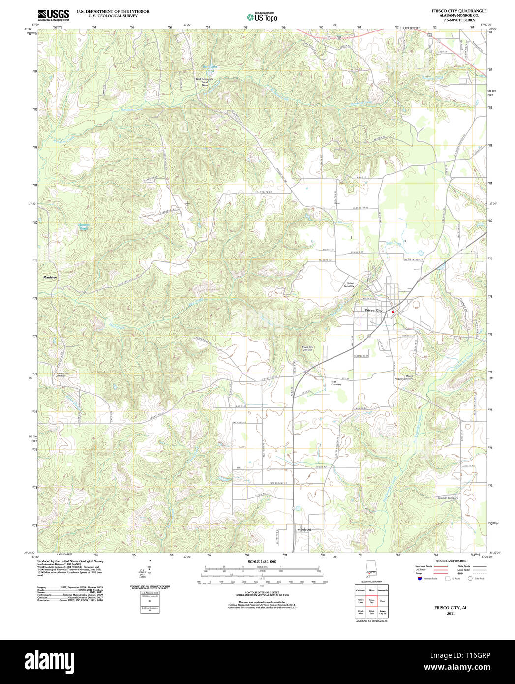 Map of frisco city hires stock photography and images Alamy