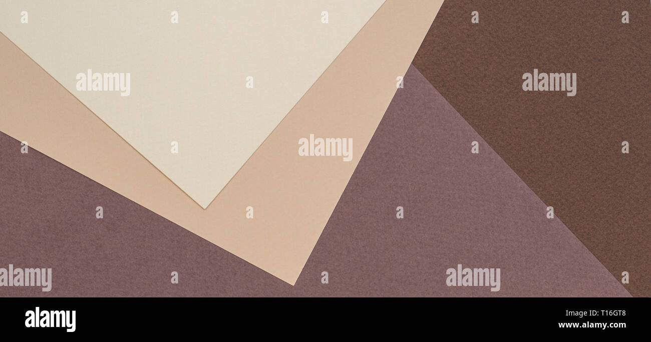 Color Papers Geometry Composition Banner Background With Beige And