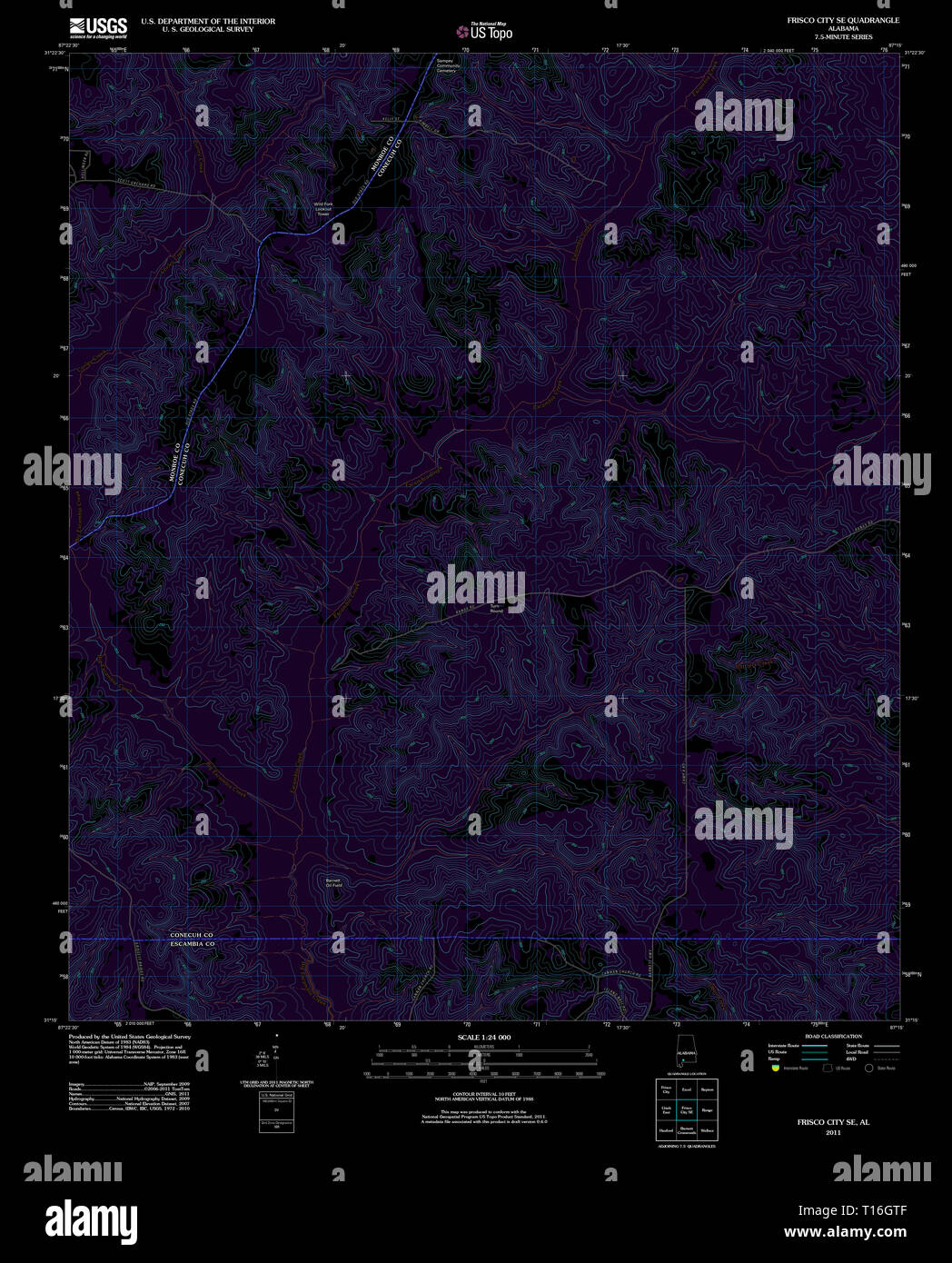 Map of frisco city hires stock photography and images Alamy