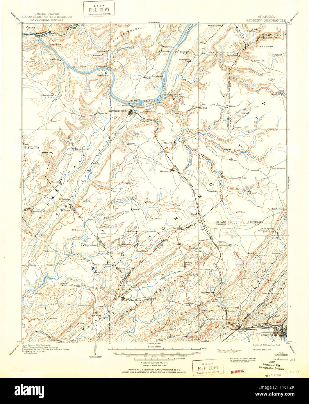 Map of gadsden hires stock photography and images Alamy