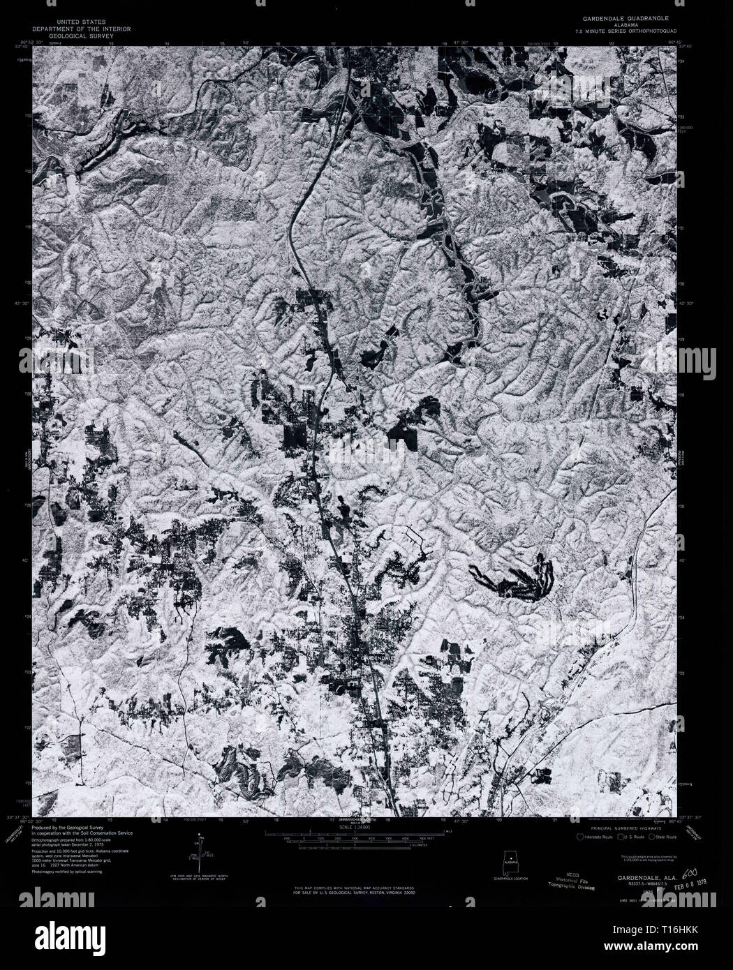 Gardendale map hires stock photography and images Alamy