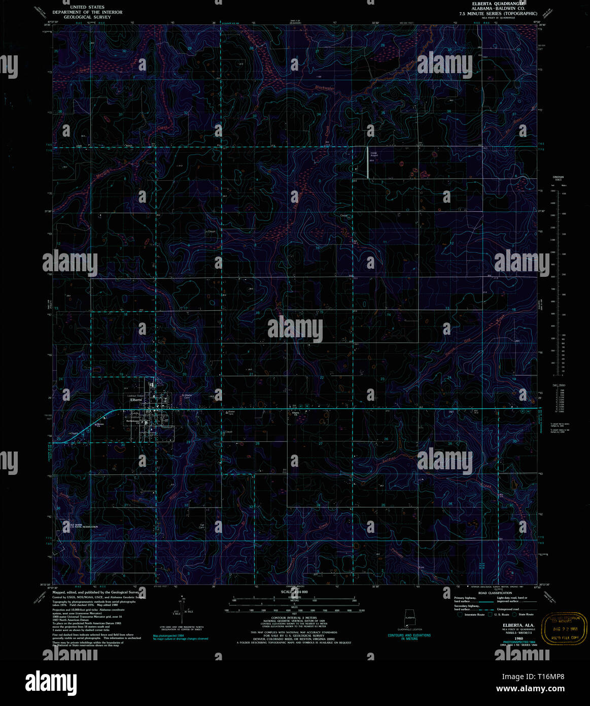 Elberta map hires stock photography and images Alamy