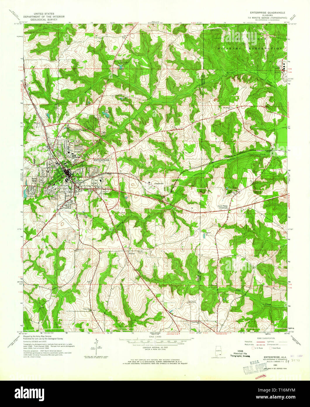Enterprise alabama map hires stock photography and images Alamy