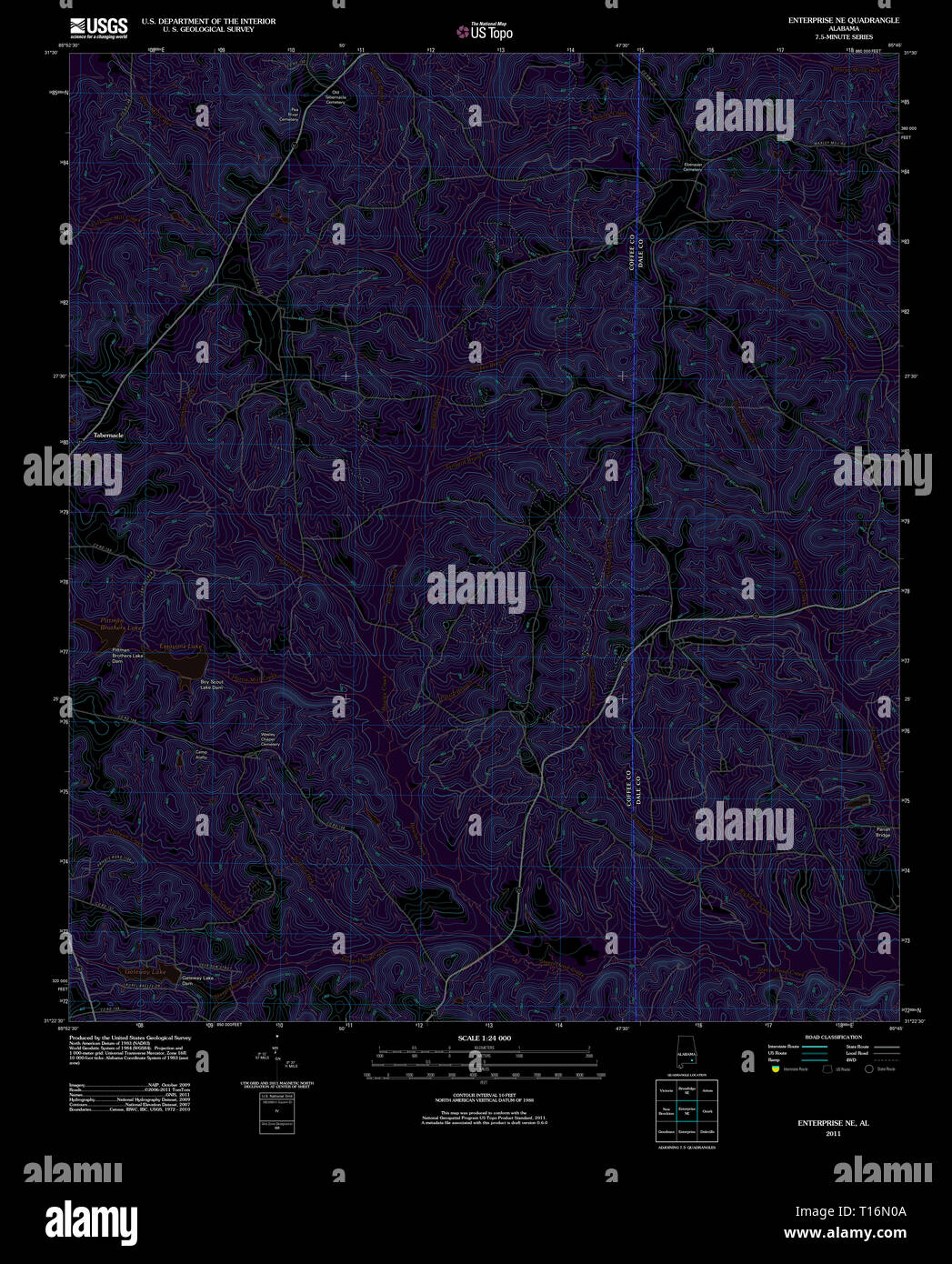 Enterprise alabama map hires stock photography and images Alamy