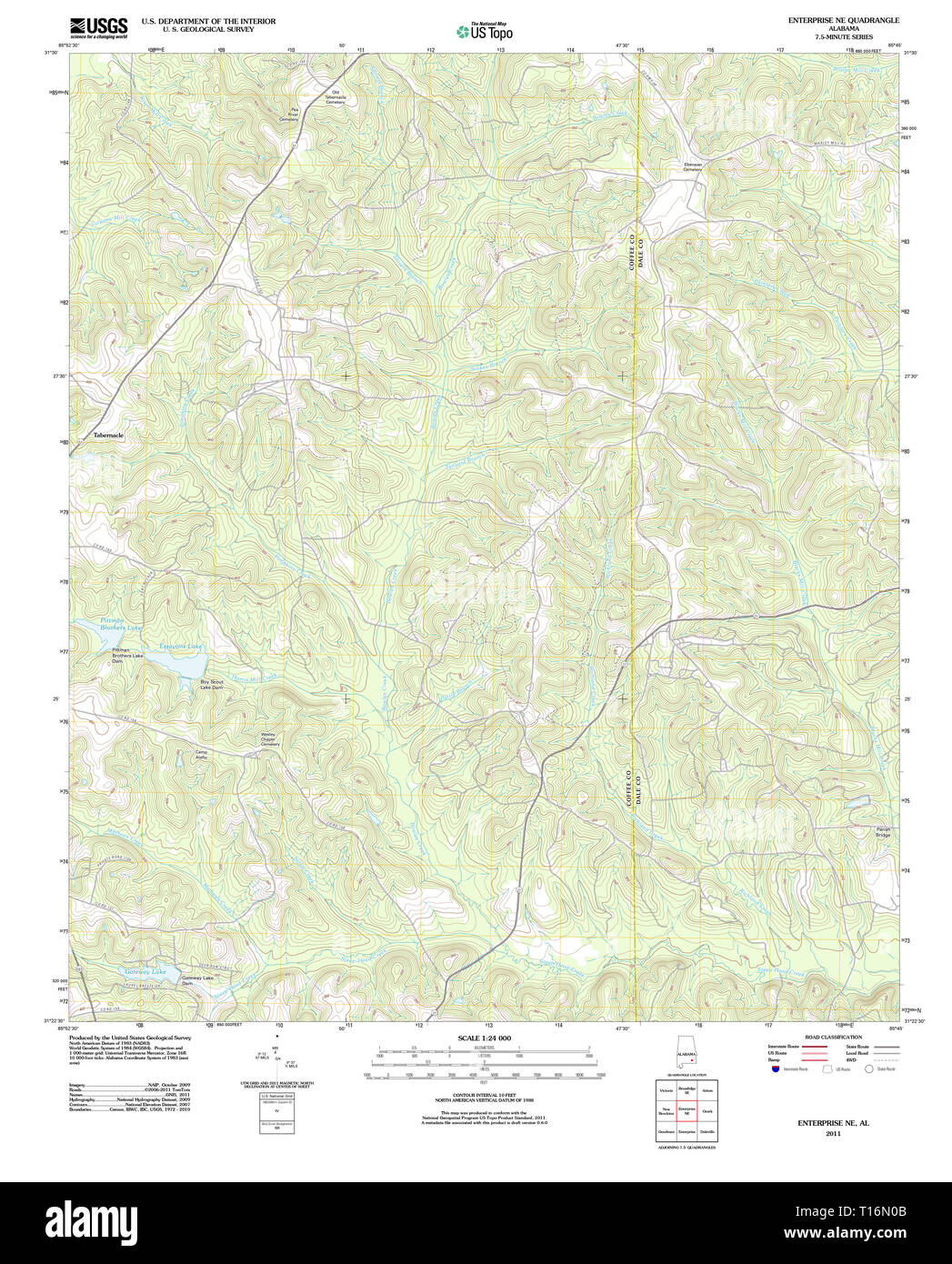 Enterprise alabama map hires stock photography and images Alamy