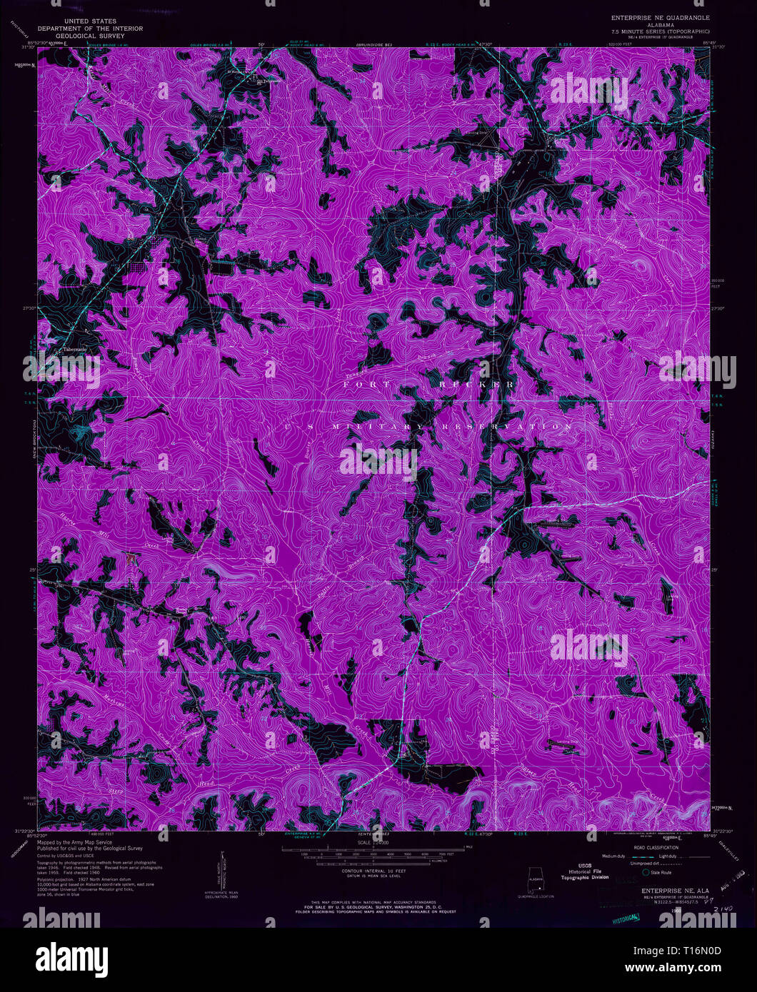 Enterprise alabama map hires stock photography and images Alamy