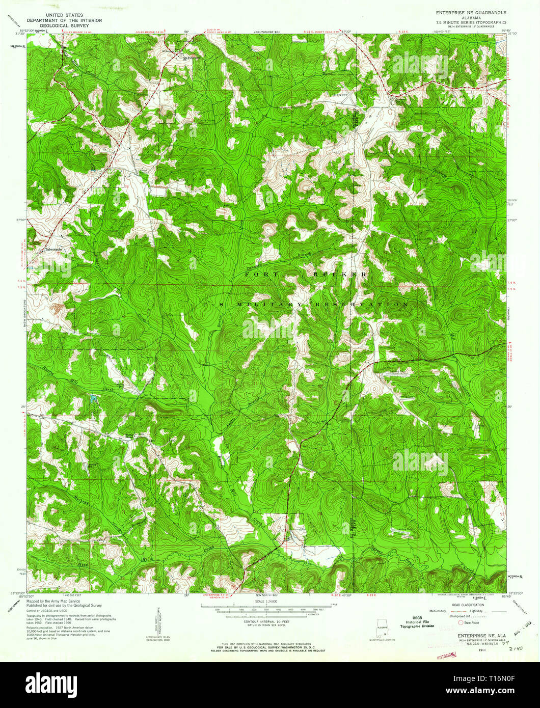 Enterprise alabama map hires stock photography and images Alamy