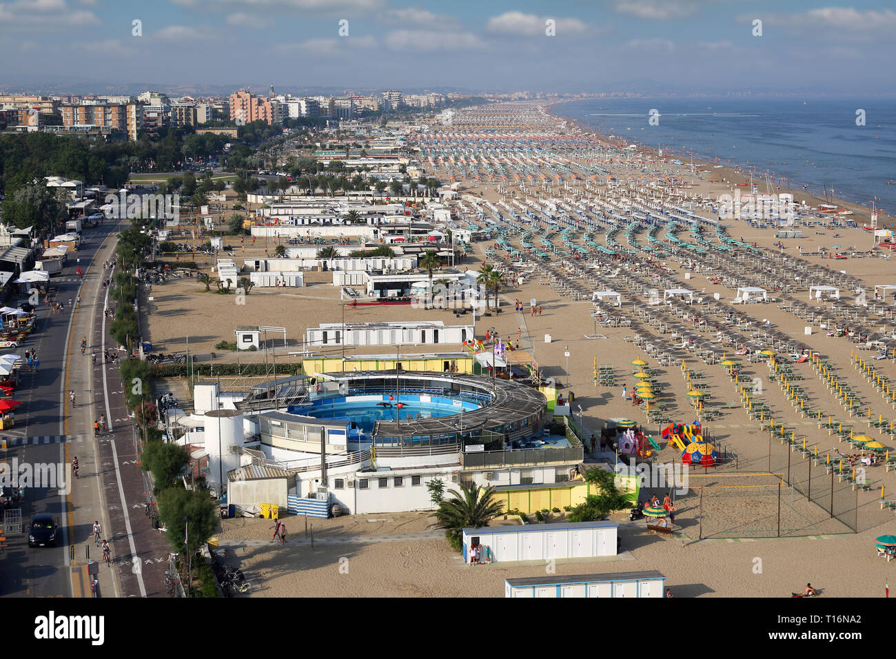 Rimini beach italy hi-res stock photography and images - Alamy
